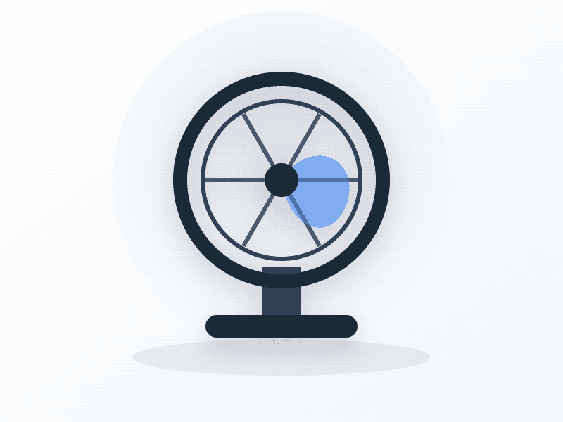 Rechargeable Table Fan
